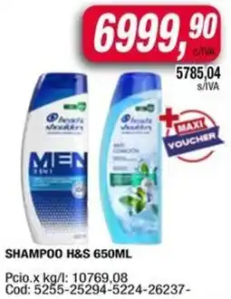Maxiconsumo H&S shampoo oferta