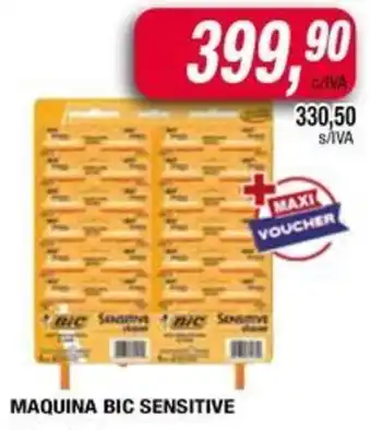 Maxiconsumo Bic sensitive maquina oferta