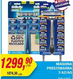 Maxiconsumo Gillette maquina prestobarba oferta