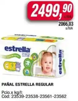 Maxiconsumo Estrella pañal regular oferta
