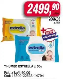 Maxiconsumo Estrella Toallita Humedas oferta