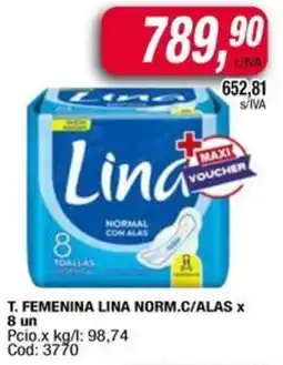 Maxiconsumo Lina Normal oferta