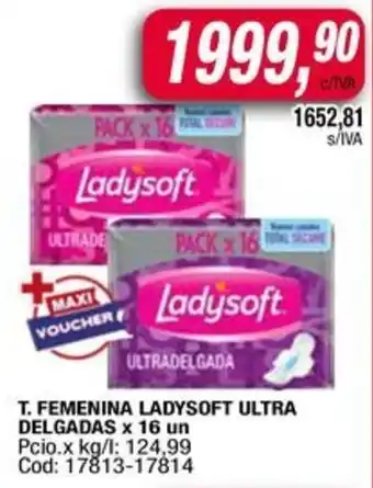 Maxiconsumo Ladysoft Ultra oferta