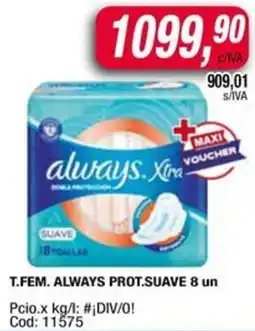 Maxiconsumo Always Xtra Suave oferta