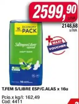 Maxiconsumo Siempre Libre oferta