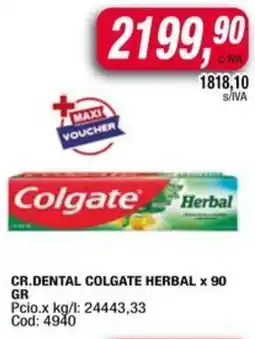 Maxiconsumo Colgate Herbal oferta