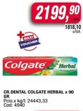 Maxiconsumo Colgate Herbal oferta