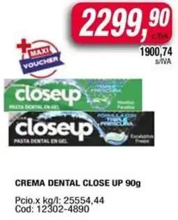 Maxiconsumo Close Up Crema Dental oferta