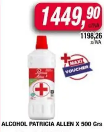 Maxiconsumo Patricia Alle Alcohol oferta