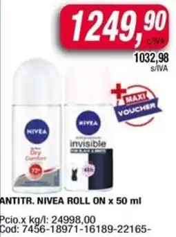 Maxiconsumo Nivea Roll on oferta
