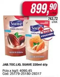 Maxiconsumo Suave Jabon Tocador Liquido oferta