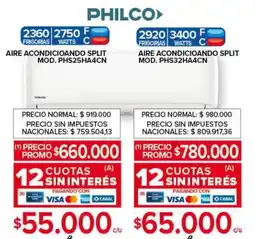 Carrefour Philco aire acondicioando split oferta