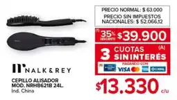 Carrefour NALK & REY Cepillo Alisador oferta