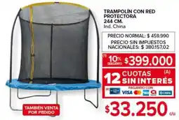 Carrefour Trampolín con red protectora oferta