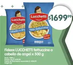 Supermercados Buenos Días Lucchetti fettuccine o Cabello de ánLucchetti oferta