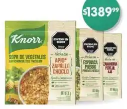 Supermercados Buenos Días Knorr Sopa con pasta oferta