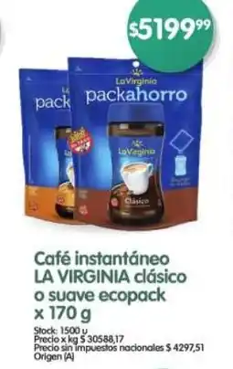 Supermercados Buenos Días La Virginia Café instantáneo oferta