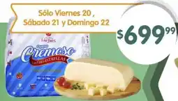 Supermercados Buenos Días Las Tres queso cremoso oferta