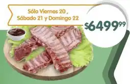 Supermercados Buenos Días Costillas de Cerdo oferta