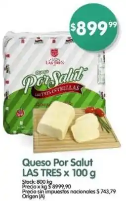 Supermercados Buenos Días Las tres queso por salut oferta