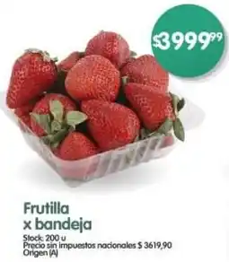 Supermercados Buenos Días Frutilla x bandeja oferta