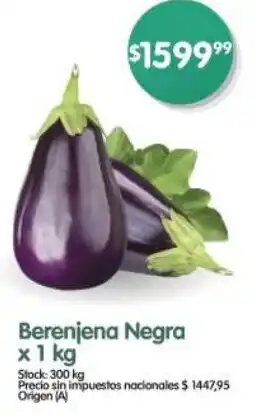 Supermercados Buenos Días Berenjena negra oferta