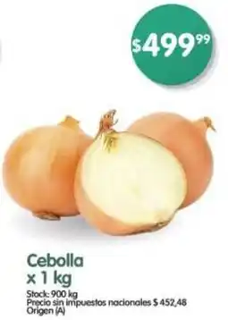 Supermercados Buenos Días Cebolla oferta