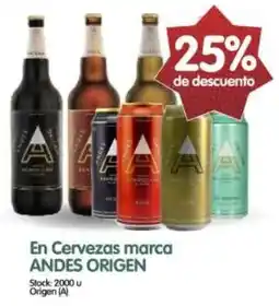 Supermercados Buenos Días Andes origen en cervezas marca oferta