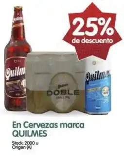 Supermercados Buenos Días Quilmes en cervezas marca oferta