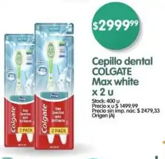 Supermercados Buenos Días Colgate cepillo dental max white oferta
