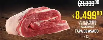 Makro Tapa de asado oferta