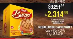 Makro Swift burger medallones de carne oferta