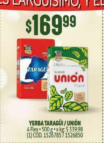 Makro Yerba taragui / unión oferta
