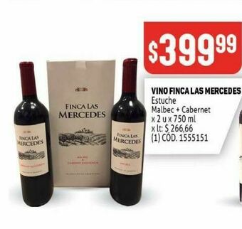 Makro Vino finca las mercedes oferta