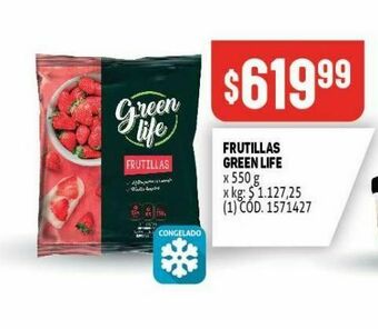 Makro Frutillas green life oferta