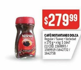 Makro Cafe instantaneo dolca oferta
