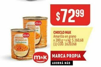 Makro Choclo m&k oferta