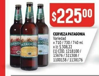 Makro Cerveza patagonia oferta