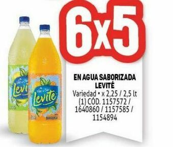Makro Agua saborizada levité oferta