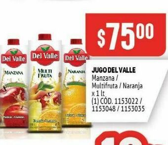 Makro Jugo del valle oferta