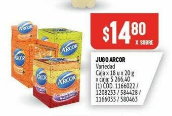 Makro Jugo arcor oferta