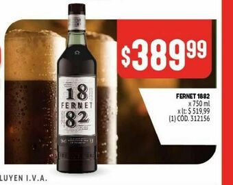 Makro Fernet 1882 oferta