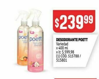 Makro Desodorante poett oferta