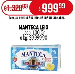 Makro Manteca leig oferta