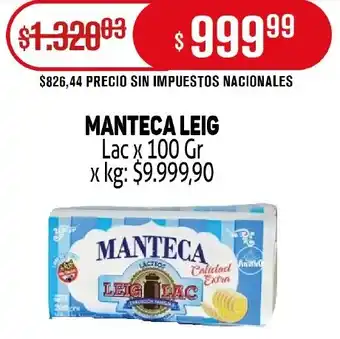 Makro Manteca leig oferta