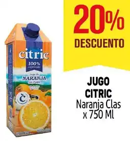 Makro Citric jugo naranja clas oferta