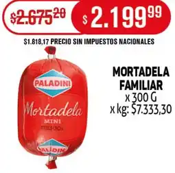 Makro Paladini mortadela familiar oferta