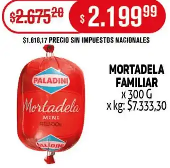 Makro Paladini mortadela familiar oferta
