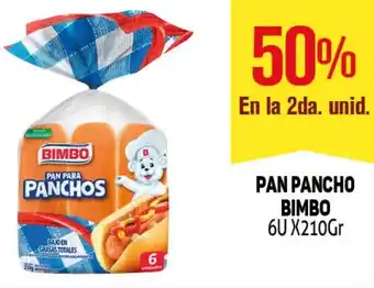 Makro Bimbo pan pancho 6u x210gr oferta