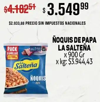 Makro La saltena ñoquis de papa oferta